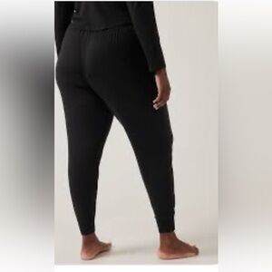 Athleta Nightime Bliss Sleep Black Lounge Joggers. Size XL